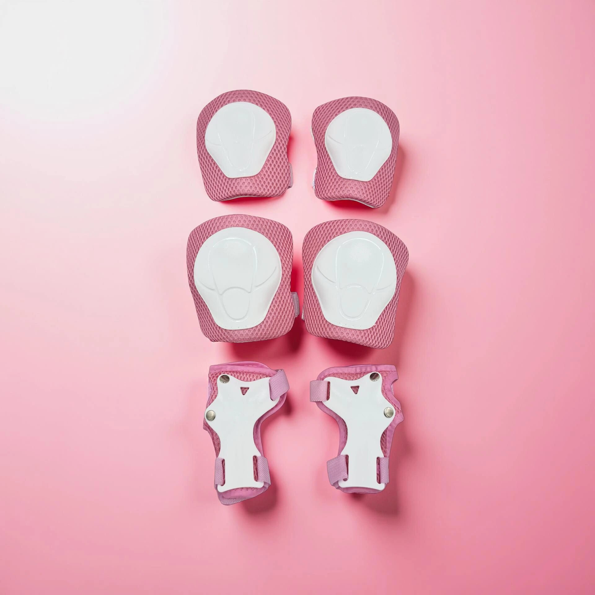 Sada 6 dětských chráničů Skitt, velikost S, Růžová lifestyle 7